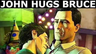John Doe Hugs Bruce Wayne - All Bruce's Reactions - BATMAN Season 2 The Enemy Within Episode 4