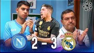 👏 APPLAUSI!! SPETTACOLO! NAPOLI-REAL MADRID 2-3 | LIVE REACTION NAPOLETANI
