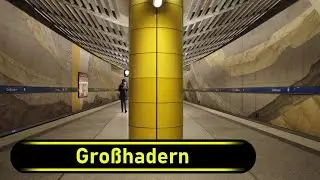 U-Bahn Station Großhadern - Munich 🇩🇪 - Walkthrough 🚶