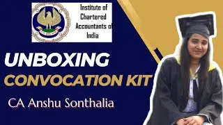 Unboxing ICAI CA Membership/Convocation Kit