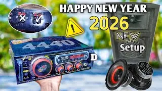 New Year Special 🔥 Mini DJ Setup Extreme Level Sound Test | Full Bass 🔊