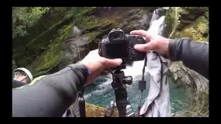 Mill Creek Canyoning photography BTS