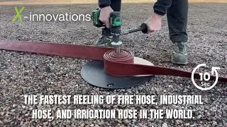 WIND-X&reg; XL reels up 20 meters of hose in 10 seconds without physical effort!