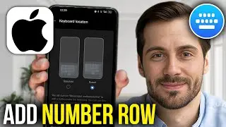 Как добавить ряды цифр над буквами на клавиатуре iPhone