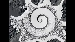 Glacier movement realflow simulation