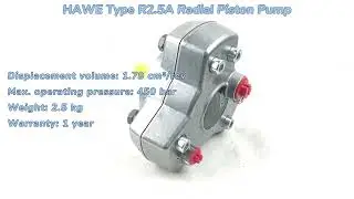 NEW PRODUCT INTRODUCTION! HAWE TYPE R2.5A RADIAL PISTON PUMP