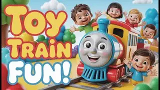 Toy Train Song for Kids 🚆 | Fun Learning Train Video | Kids Toy Train Play