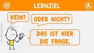 A11 Negation: Nicht oder kein? - La negaci&oacute;n en alem&aacute;n