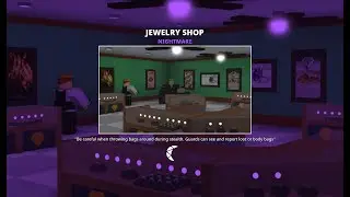 Stealth noob robs a jewellery shop Nightmare mode [Roblox Notoriety]