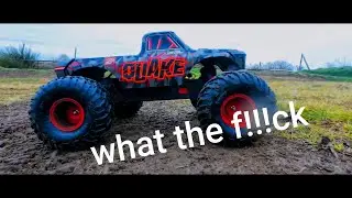 ARRMA QUAKE est baptisé  C'EST PARTI EN TOUILLE!!!