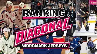 Ranking Diagonal Wordmark Hockey Jerseys - The Jersey Style EVERYONE LOVES! My Top 20
