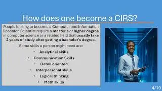 STEM Career Research Presentation Video Presentation (Computer & Information Research Scientist)
