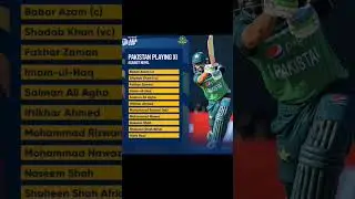 Pakistan Playing 11 against Nepal #trending #shorts #cricket #babarazam #asiacup #pakvsnep