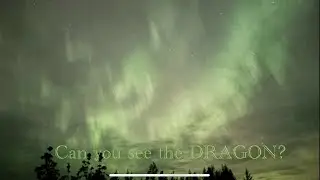 MAJESTIC DRAGON in NORTHERN LIGHTS #northernlights
