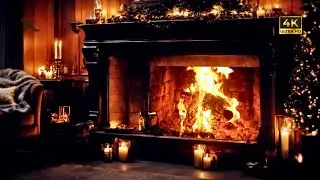 Gemütlicher Weihnachtskamin mit knisterndem Feuer | Cozy Christmas Fireplace Crackling Ambience