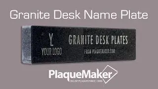 Granite Desk Name Plates - PlaqueMaker.com