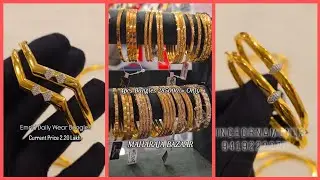 Trending Gold Bangles 💥||| Gold Kadha 🥰||| Bridal Gold Kadha 🍁||| Light Weight Gold Bangles 😍|||