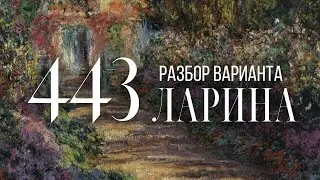 Разбор 443 варианта Ларина, 14, 17 задания