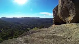 Hiking to The Pyramid, Girraween National Park. Qld.