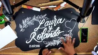 Chalkboard Lettering Time Lapse