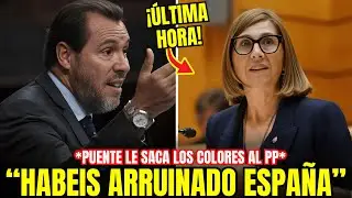 💥 &iexcl;MISERABLES! OSCAR PUENTE LE SACA LOS COLORES AL PP AL RECORDARLES SUS CHANCHULLOS EN BURGOS