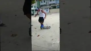 Skate &eacute; Vida Freestyle &eacute; Arte # 001  Combo trick  : Rail Monster Walk Crosfoot Reintges Flip