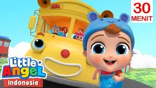 🚌Roda Bis Baby John!🚌 | Little Angel Bahasa Indonesia | Kartun dan Lagu Anak