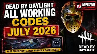 Dead by Daylight All Working Codes July 2026 | Free Bloodpoints, NEW BANNER & Badge Codes