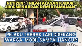 Pengemudi Diduga Tabrak Lari, Diamuk Massa hingga Berhasil Kabur