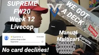Supreme FW20 Week 12 LiveCop - MANUAL CHECKOUT - AERIAL DECK SECURED AND MORE - Aerial Jacket Flew