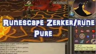 Runescape | Ultimate Zerker/Rune Pure Combat Training Guide (Re-made)