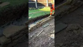BUILDING STONE WALLS #construction #building #stonework