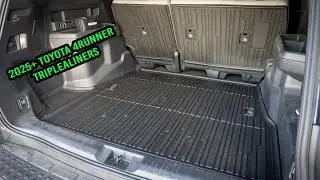 2025 Toyota 4Runner TripleAliners All Weather Floor Mat and Seat Back Protection