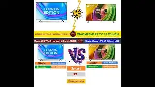 🔥Xiaomi Mi Tv 4A Horizon 32 Inch vs Xiaomi Smart Tv 5A 32 Inch🔥 Smart Tv Comparison🔥#shorts #tech