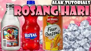 ROSANG HARI Gin MIX! Royal Tru Strawberry + Four Seasons | Alak Tutorials 212