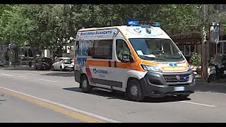 [HD - Sirena Ambulanza] Ambulanza AV Santa Caterina in Sirena / Ambulance Responding Lights & Siren