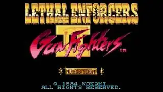 Lethal Enforcers II   Gun Fighters USA - Sega Genesis