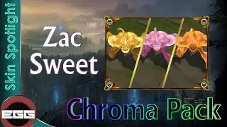 Sweet Chroma Pack - Zac Skin Spotlight - League of Legends Skin Review [HD]