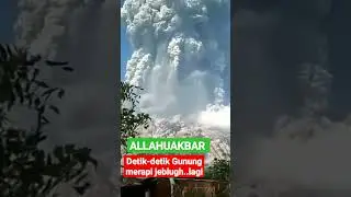 TERKINI || detik-detik gunung Merapi erupsi dahsyat, jam 12-12