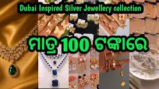 50% ମେକିଙ୍ଗ✨Beautiful Silver&Gold Plated Jewellery/Necklace/Bajuband/Earrings /Payal #Odia #yt #Vlog