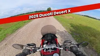 2025 Ducati Desert X | Test Ride | DJI Osmo Action 5 Pro | DJI Mic 2 [4K, ASMR]