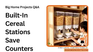 Built-In Gravity Cereal Stations With Portion Levers