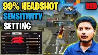 HEADSHOT Sensitivity Setting 😱 | Best Free Fire Red Dot Setting | Headshot Trick 🎯
