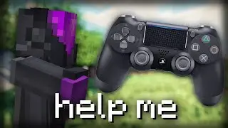 Playing Minecraft Java with a Controller on Hypixel [Don't try this at home]