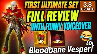 Bloodbane Vesper Set | 3.8Update First Ultimate Set Look | Dp28 Bloodbane Parasite | Funny Voiceover