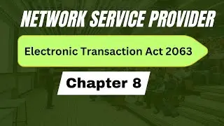 Provisions related to Network Service Providers in Electronic Transaction Act
