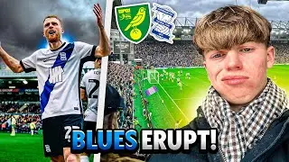 BIRMINGHAM FANS ERUPT as NORWICH&rsquo;S 24 YEAR STREAK IS BROKEN! Norwich City vs Birmingham City 