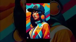 2D vector Girl Art | AI | Photoshop | Illustrator #newavamp #vectartist