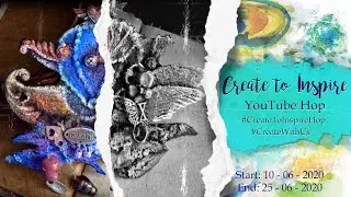 How to Create Altered Mixed Media fantasy ship - Create to Inspire YouTube Hop (closed)