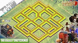 NEW TH10 Base without Inferno Towers 2018 | Town Hall 9.75 Base | Anti 3 stars - Clash of Clans